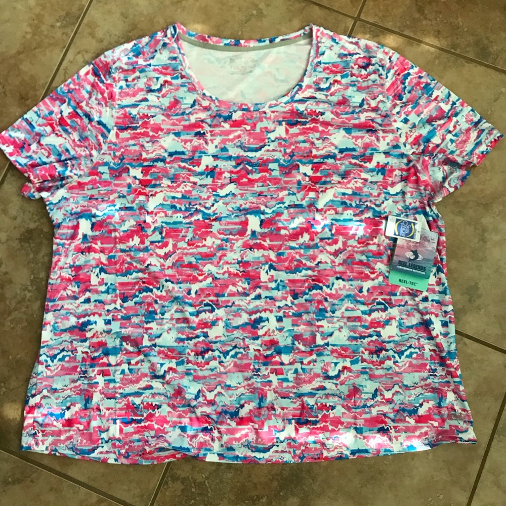 Reel Legends 3X NWT New Shirt Pink Glo Performance